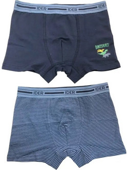 Ider Ανδρικά Μποξεράκια Σετ 2Pack Navy Μπλε 3100-2P2302