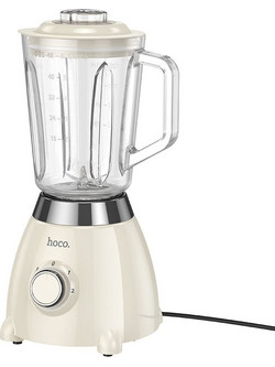 Hoco HE33 Μπλέντερ για Smoothie με Γυάλινη Κανάτα 1.5lt 500W Λευκό