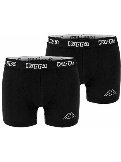 Kappa Ανδρικά Μποξεράκια Σετ 2Pack Μαύρα 891199-7634-005