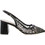 Fratelli Petridi Γόβες Slingback Δερμάτινες με Χοντρό Ψηλό Τακούνι Μαύρες 517-70