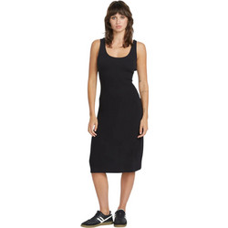 Volcom Midi Καλοκαιρινό Καθημερινό Φόρεμα Μαύρο B1312509-BLK