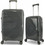Playbags Collection KB002 Σετ Βαλίτσες 2τμχ Καμπίνας & Μεσαία Ανθρακί