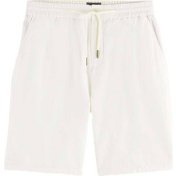 Scotch & Soda Ανδρική Βερμούδα Υφασμάτινη Εκρού 180322-SC100-0001