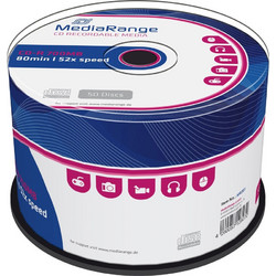 MediaRange MR207 Εγγράψιμα CD-R 52x 700MB Cake Box 50τμχ