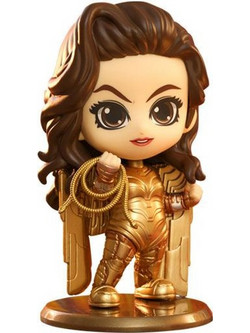 Hot Toys DC Wonder Woman 1984 Cosbaby Mini Golden Armor Wonder Woman 10cm