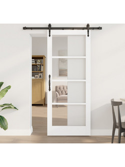 vidaXL Πόρτα Εσωτερική Συρόμενη Ξύλινη 83x202cm 3332446