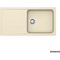 Schock Element Cristalite Vanilla Ένθετος Νεροχύτης Γρανίτη Αντιστρεφόμενος Ματ 110- 100x50cm 31100-1321