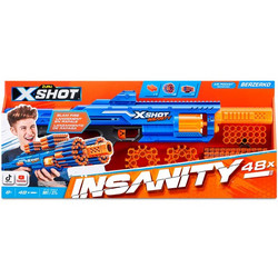 Zuru X-Shot Insanity Σετ Παιδικό Όπλο με Βελάκια 36610