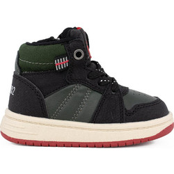 Safety Jogger Παιδικά Μποτάκια Χακί Μαύρα Suede 598570