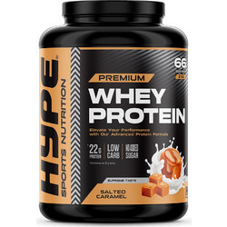 Hype Premium Whey Salted Caramel Πρωτεΐνη Ορού Γάλακτος 2kg