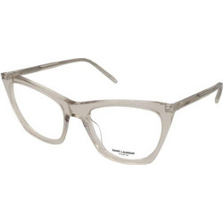 Saint Laurent SL214 004 Γυναικείος Σκελετός Γυαλιών Οράσεως Κοκάλινος Γκρι