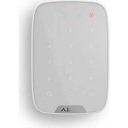 Ajax Keypad White Ασύρματο Πληκτρολόγιο Συναγερμού Αφής