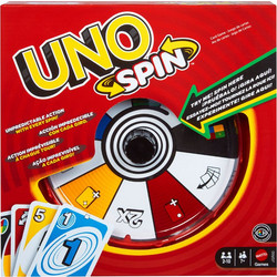Mattel UNO Spin Επιτραπέζιο Παιχνίδι 7+ Ετών για 2-10 Παίκτες