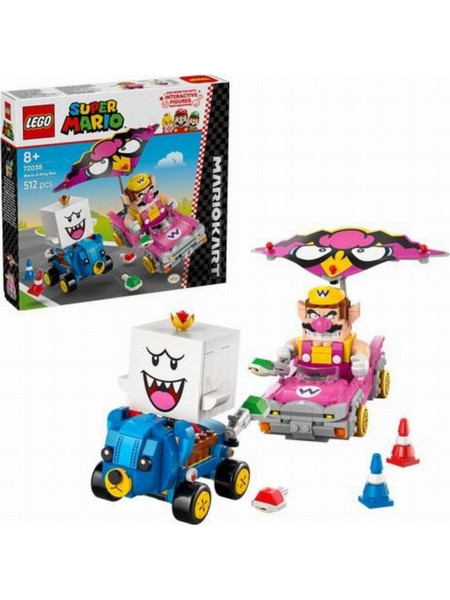 Lego Super Mario Kart Wario & King Boo για 8+ Ετών 72038