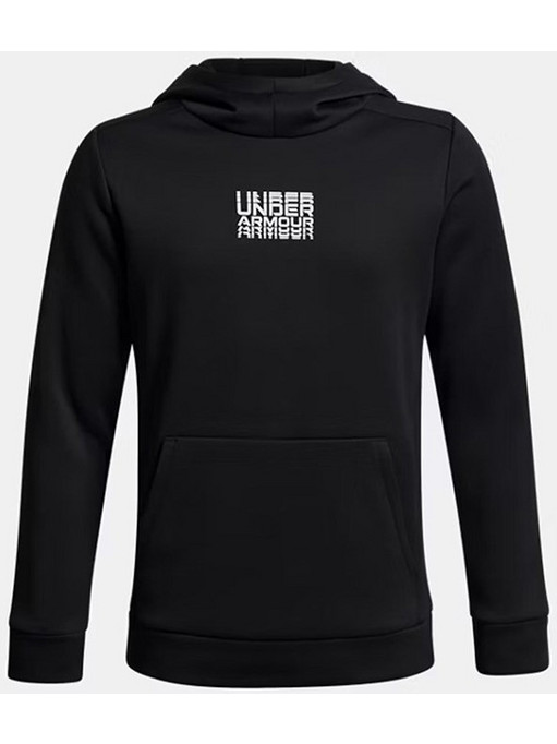 Under Armour Παιδικό Φούτερ με Κουκούλα Μαύρο 6003812-001
