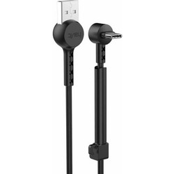 Havit H697 Angle 90° USB-A to USB-C 1m Black H697