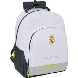 Safta Real Madrid C.F. Σχολική Τσάντα Πλάτης Δημοτικού Λευκή 612554305