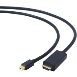 Gembird Καλώδιο Mini DisplayPort to HDMI Male 1.8m Black CC-MDP-HDMI-6