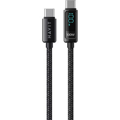 Havit CB6247 Braided USB-C to USB-C 2m Black 6939119087395