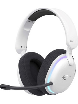 Havit Fuxi-H7 Ασύρματο Gaming Headset Over Ear White