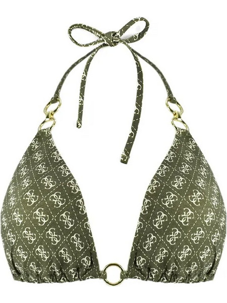 Guess Bikini Top Τριγωνάκι Χακί E5GJ36KCRL2-P8GP