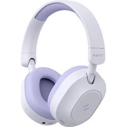 Havit H668BT Ενσύρματα & Ασύρματα Bluetooth Ακουστικά Studio Over Ear Μωβ