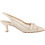Guy Laroche Γόβες Slingback Δερμάτινες με Λεπτό Ψηλό Τακούνι Εκρού S002-55