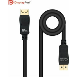 Nanocable Καλώδιο DisplayPort 1.4 to DisplayPort Male 1.5m Black 10.15.2501-L150