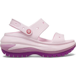 Crocs Ανατομικές Καλοκαιρινές Γυναικείες Πλατφόρμες Χαμηλές Ροζ 207989-5BX