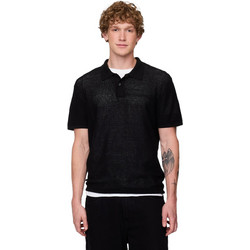 Gap Ανδρική Μπλούζα Polo Κοντομάνικη Μαύρη 729274006