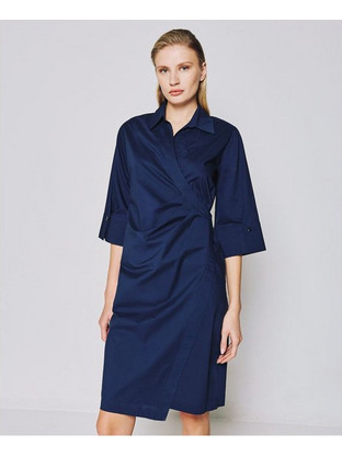 Access Mini Φόρεμα για Γάμο / Βάπτιση Κρουαζέ Navy Μπλε 53-3043-123