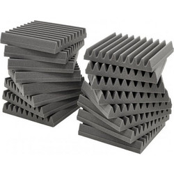 EQ Acoustics Classic Wedge 30 Ηχοαπορροφητικά Πάνελ 30x30x5cm 16τμχ Γκρι