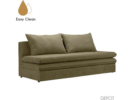 Liberta Girasole Τριθέσιος Καναπές Κρεβάτι Χακί 200x87x90cm 71-0228