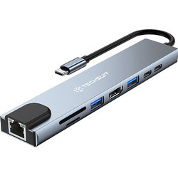 Techsuit NetBridge TYCB042;H2 USB-C Docking Station με HDMI PD Ethernet