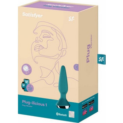 Satisfyer Ilicious 1 Πρωκτική Σφήνα Ασύρματη με Δόνηση Πετρόλ D-229504