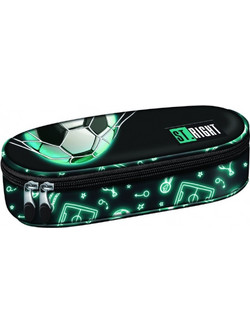 St.Majewski Neon Football Κασετίνα Μαύρη MAJ-PC01NFO