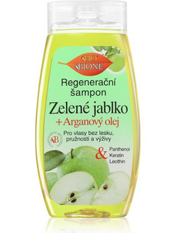 Bione Cosmetics Green Apple & Argan Oil Σαμπουάν για Επανόρθωση 260ml