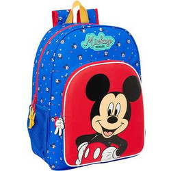 Safta Mickey Mouse Good Day Σχολική Τσάντα Πλάτης Νηπιαγωγείου Μπλε 612514180