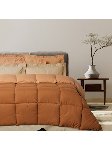Das Home Πάπλωμα Μονό Hollowfiber 160x220 Happy 9694 Salmon Teracotta