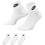 Nike Everyday Essential Ανδρικές Κάλτσες Κοντές Λευκές 3Pack DX5074-101
