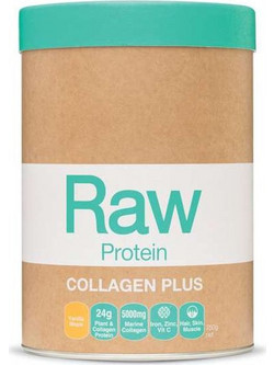 Amazonia Raw Collagen Plus Vanilla Φυτική Πρωτεΐνη 450gr