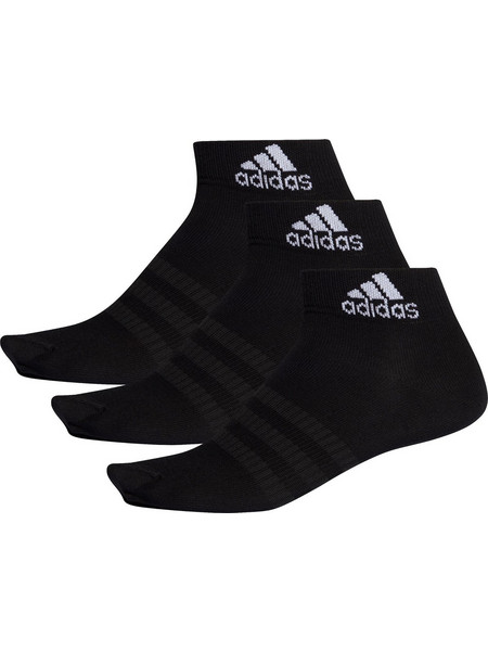 Adidas Ανδρικές Κάλτσες Κοντές Μαύρες 3Pack DZ9436