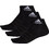 Adidas Ανδρικές Κάλτσες Κοντές Μαύρες 3Pack DZ9436