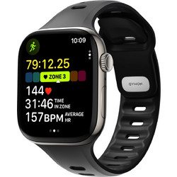 Nomad Tempo Λουράκι Σιλικόνης Black (Apple Watch 45 / 46mm)