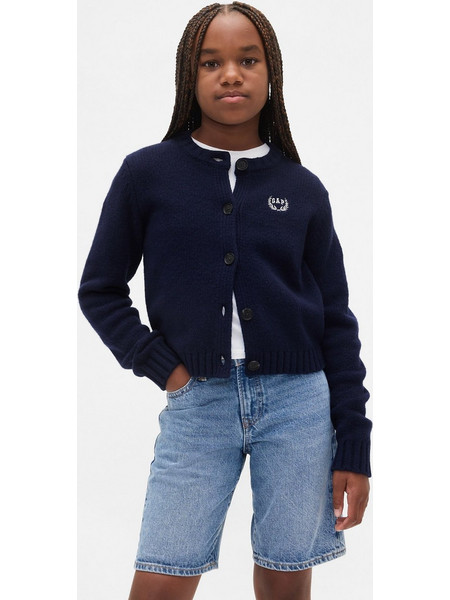 Gap Παιδική Ζακέτα Πλεκτή με Κουμπιά Navy Μπλε 801414000