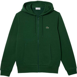 Lacoste Ανδρική Ζακέτα Φούτερ με Κουκούλα και Φερμουάρ Χακί 3SH9626-132