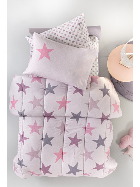 Guy Laroche Cosmos Παιδική Παπλωματοθήκη Μονή Microfiber 165x225 Ροζ