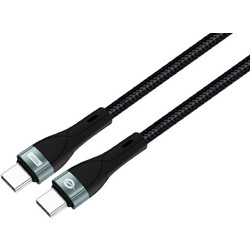 Conceptronic Braided USB-C to USB-C 100W 2m Black ETTA01B20USB