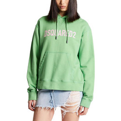Dsquared2 Γυναικείο Φούτερ με Κουκούλα & Τσέπες Πράσινο S75GU0429S2553824X-669