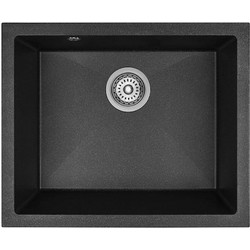 Laveo Ibiza SBI 610U Υποκαθήμενος Νεροχύτης Γρανίτη Ματ Anthracite 56x46cm
